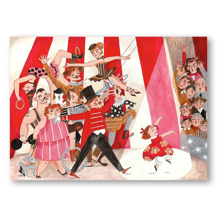 Circus in the city by Caroline Bonne Müller Children's Art Print