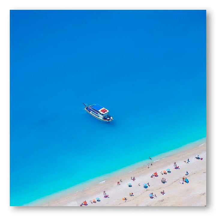 Azure Respite Boat Photography Print