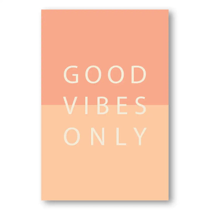 Good Vibes Only II Word Art Print