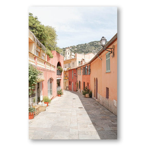 Charm of Villefranche Alleyway Print
