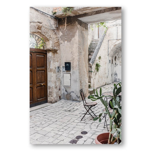 Quiet Cobblestone Serenity Print