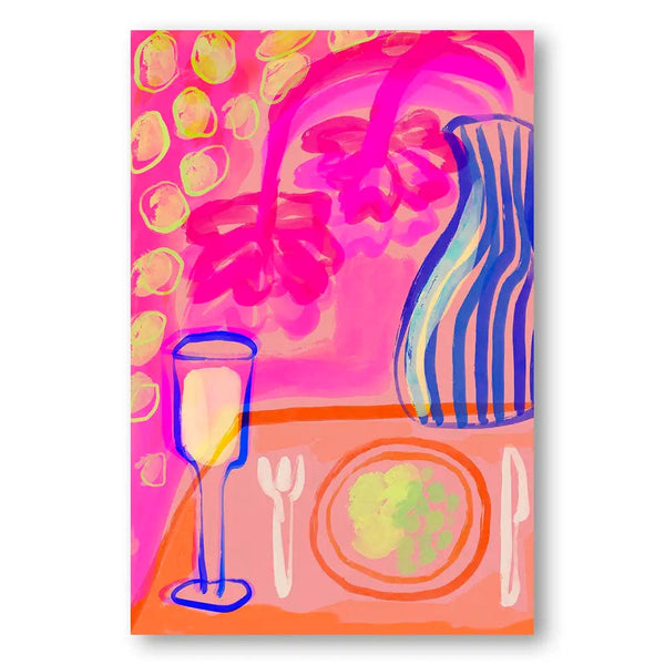 Vibrant Tabletop Elegance Print