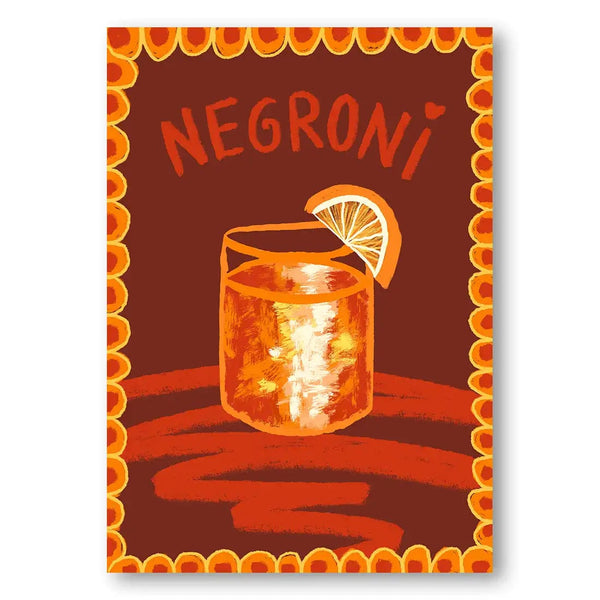 Cocktail Negroni by Studio Dolci Art Print