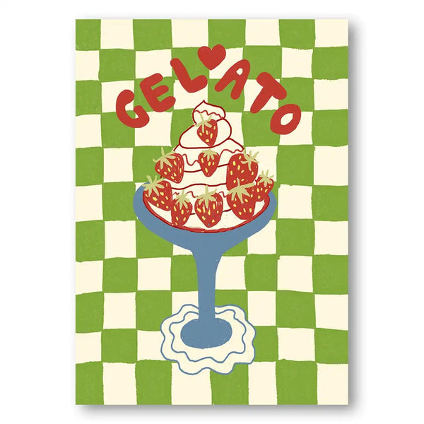 Picnic in Sorbet Art Print