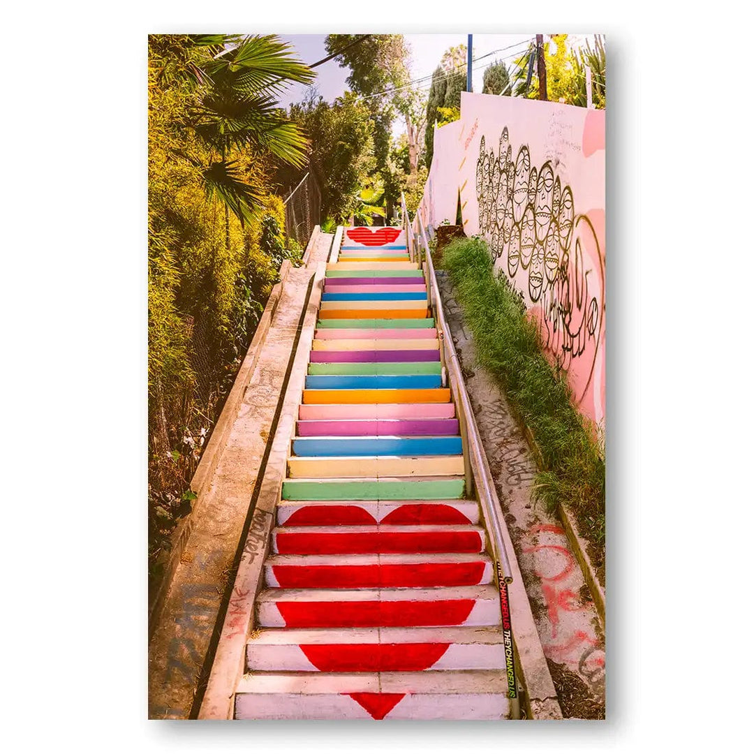 Rainbow Staircase Splendor Print