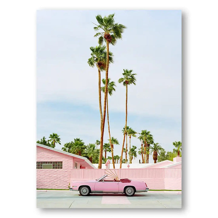 Pink Palm Springs Photo Print