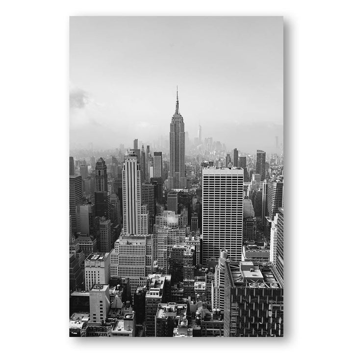 Monochrome Majesty: Empire State Building Print