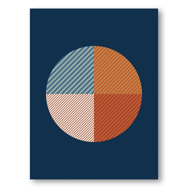 Circular Color Harmony Art Print