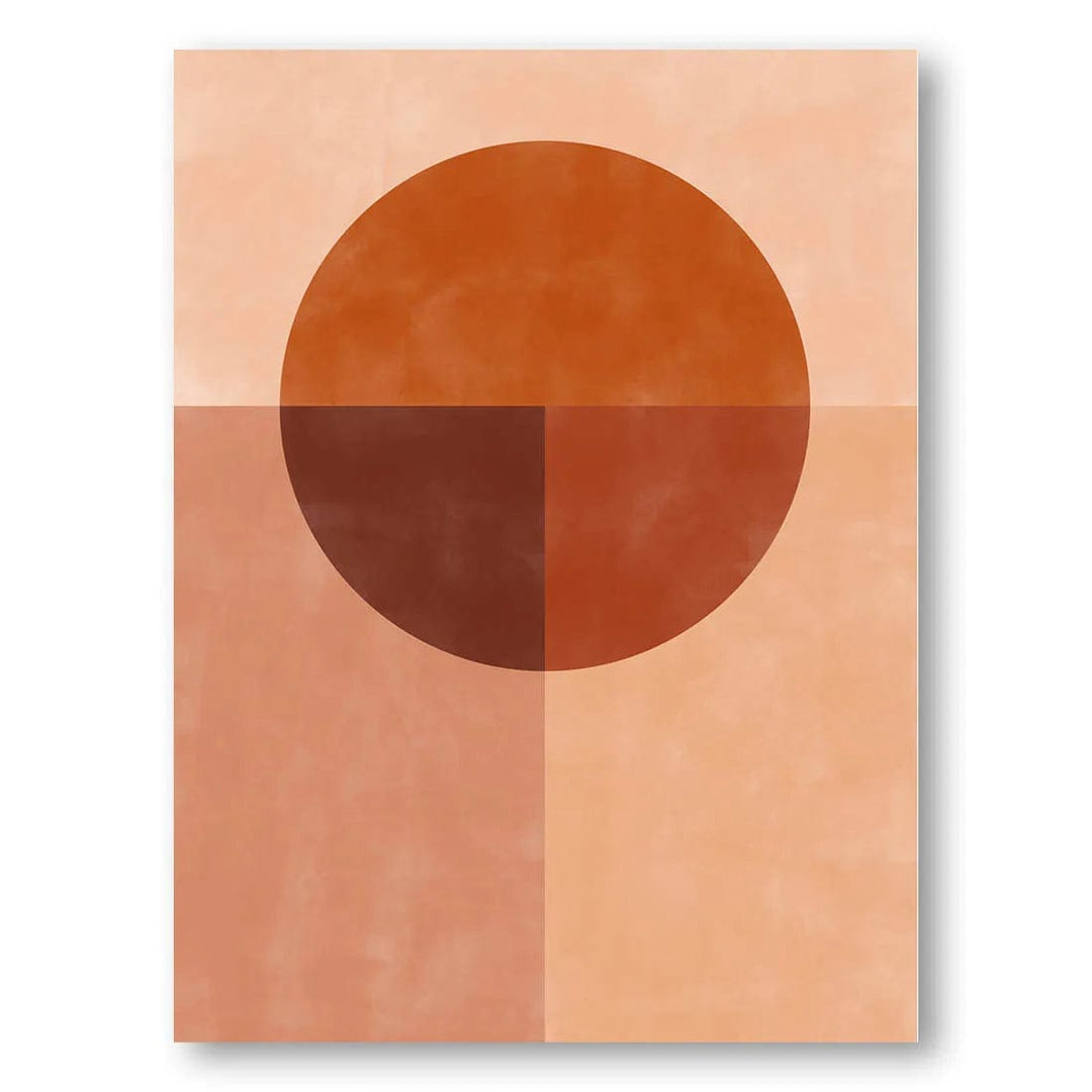 Terracotta Sun Rising Art Print