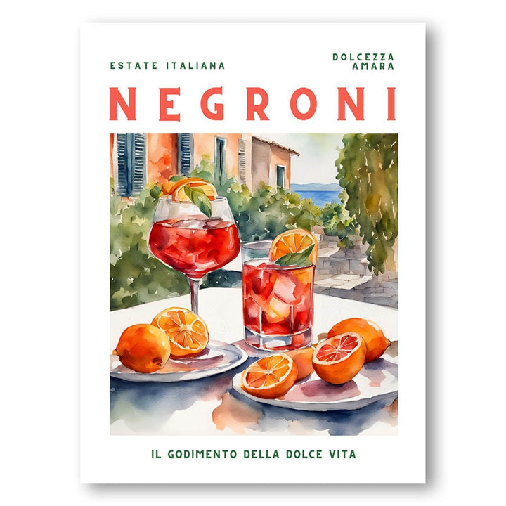 Negroni Art Print