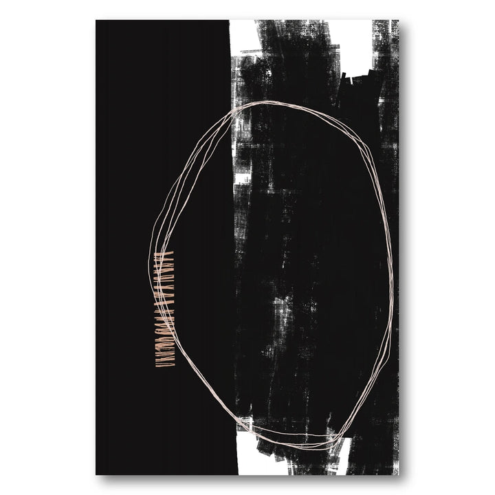 Abstract Black And White Artwork Art Print