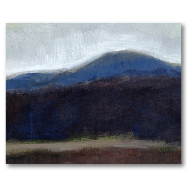 Abstract Blue Mountains Art Print