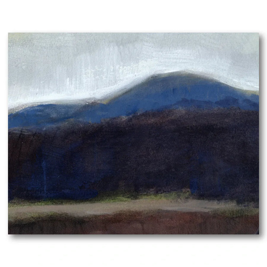 Abstract Blue Mountains Art Print