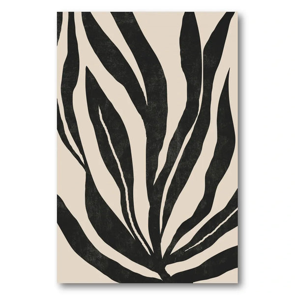 Abstract Botanical Fronds Art Print