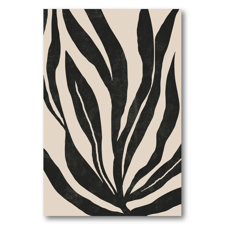 Abstract Botanical Fronds Art Print