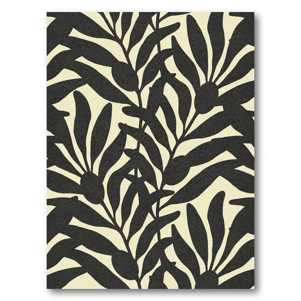 Abstract Botanical Leaves Art Print