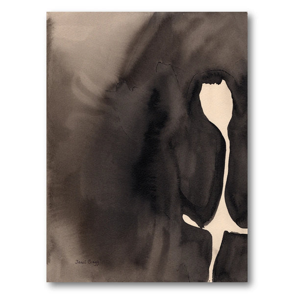 Abstract Dark Silhouette Art Print