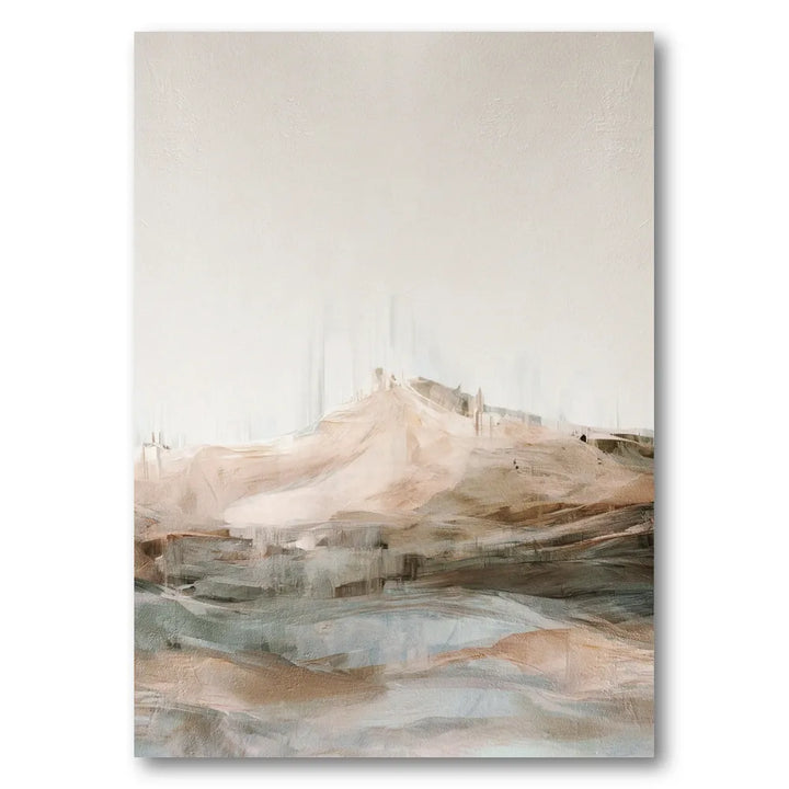 Abstract Desert Peaks Art Print