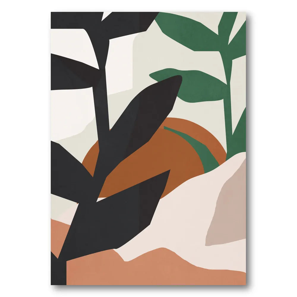 Abstract Desert Sun Art Print