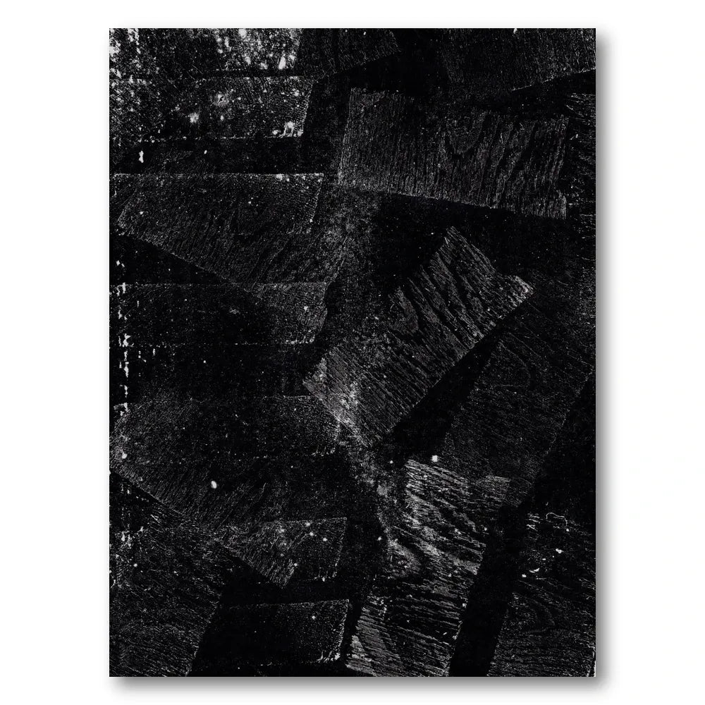 Abstract Distressed Wood Art Print