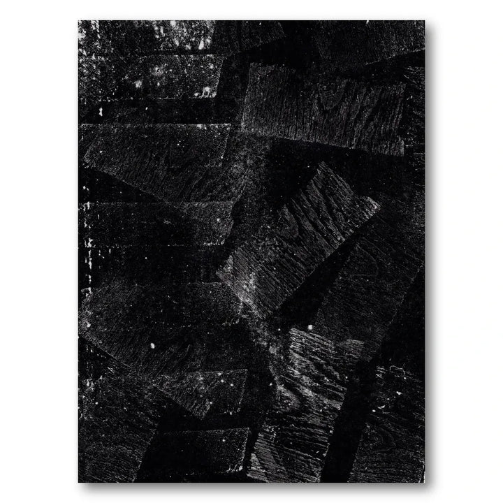 Abstract Distressed Wood Art Print