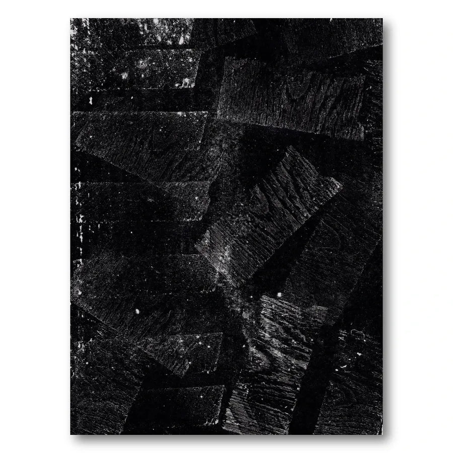 Abstract Distressed Wood Art Print