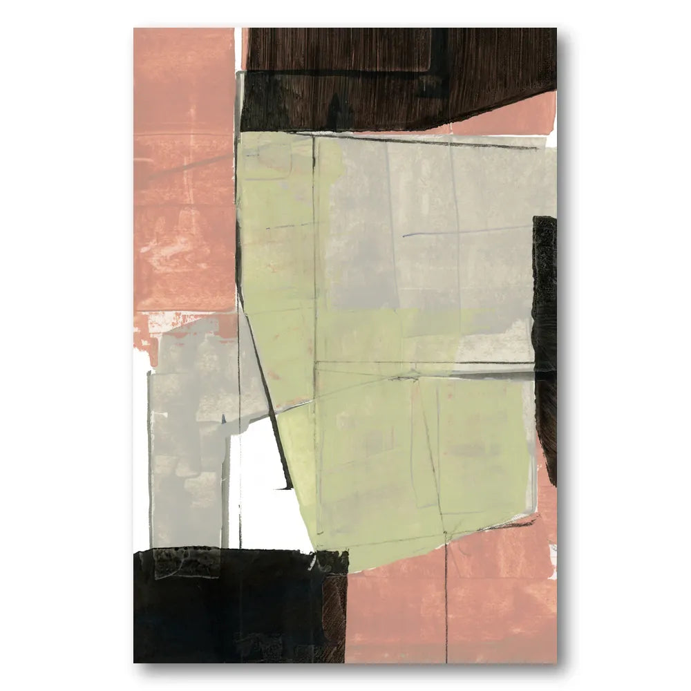 Abstract Earth Tones Art Print 1