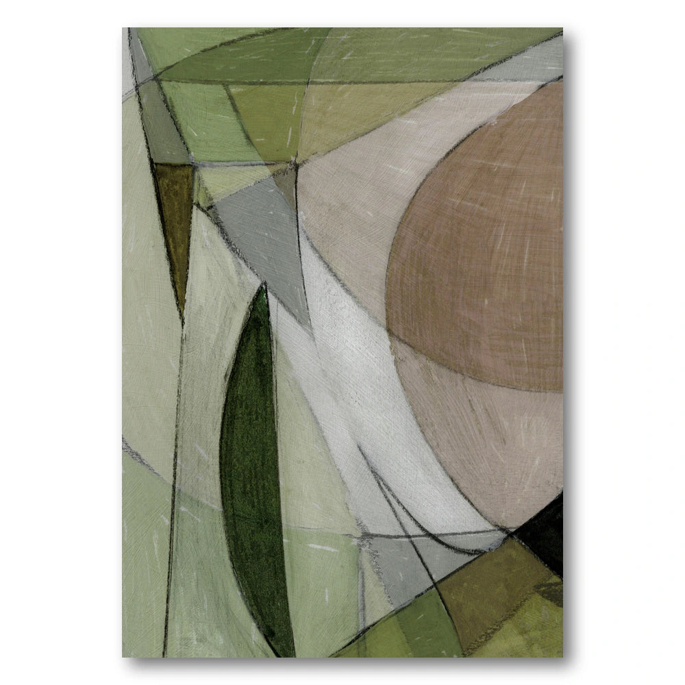 Abstract Earth Tones Art Print