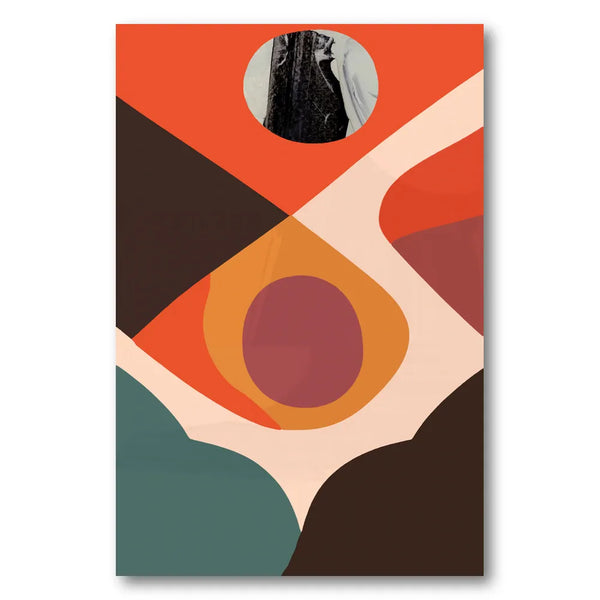 Abstract Earthy Forms Art Print