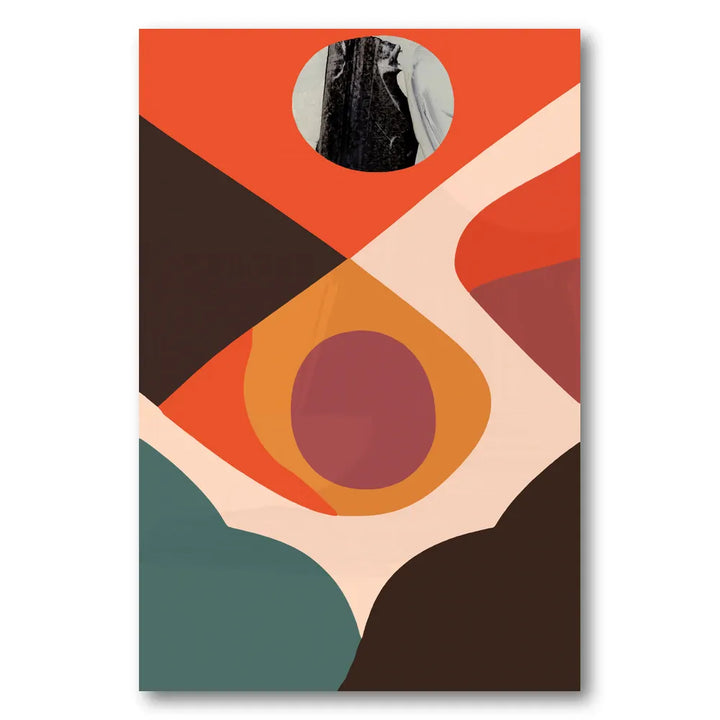 Abstract Earthy Forms Art Print