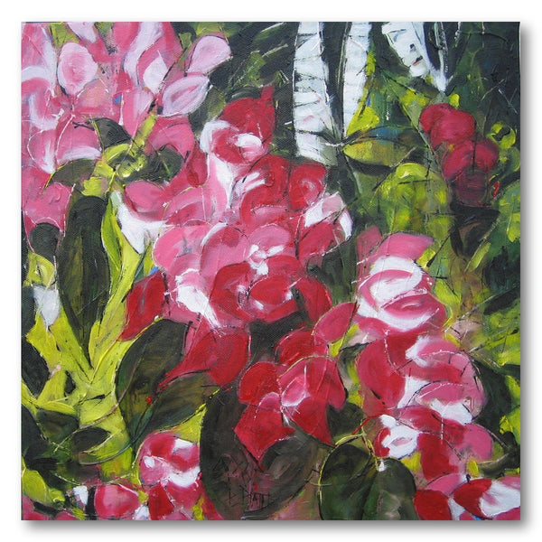 Abstract Floral Garden Art Print