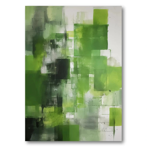 Abstract Green Art Print