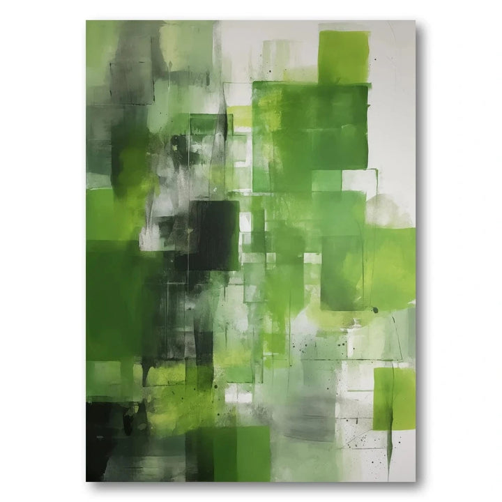 Abstract Green Art Print
