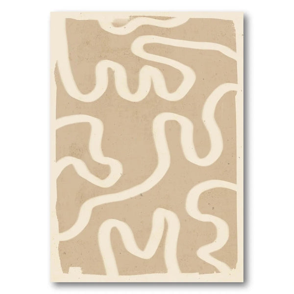 Sandstone Curves Serenity Art Print