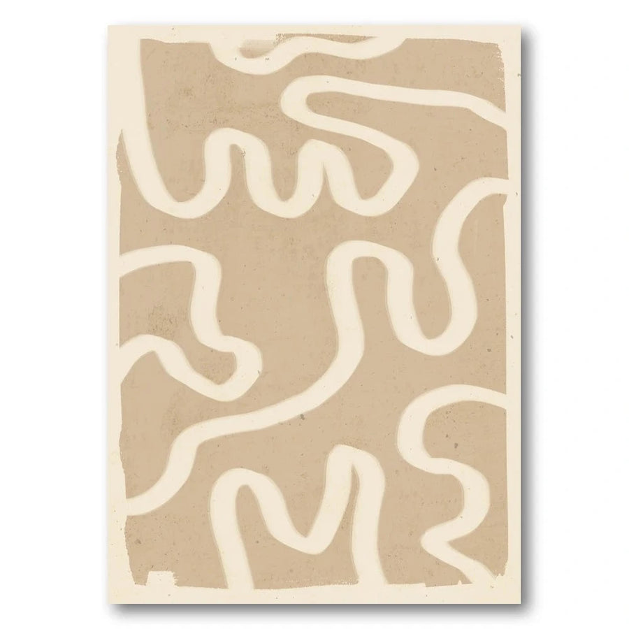 Sandstone Curves Serenity Art Print