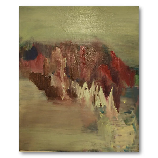 Autumnal Abstract Earth Tones Art Print