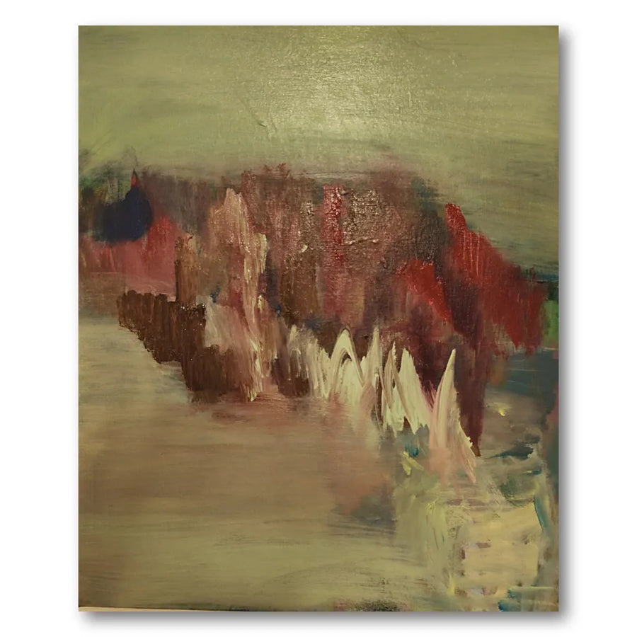 Autumnal Abstract Earth Tones Art Print