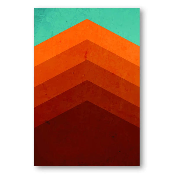 Sunrise Ascending Peaks Art Print
