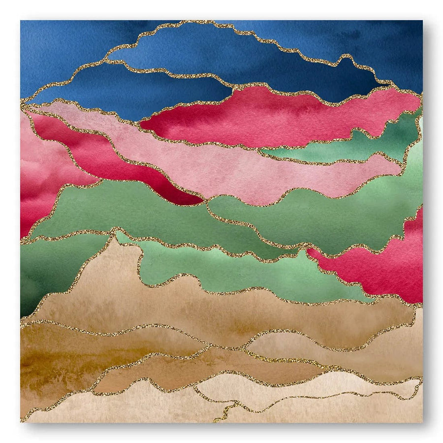 Serene Cloud Layers Art Print