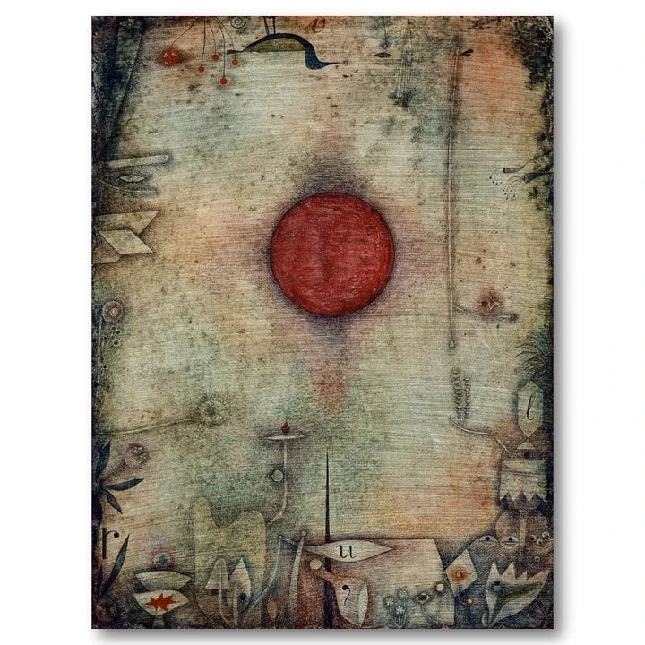 Paul Klee Ad marginem Art Print