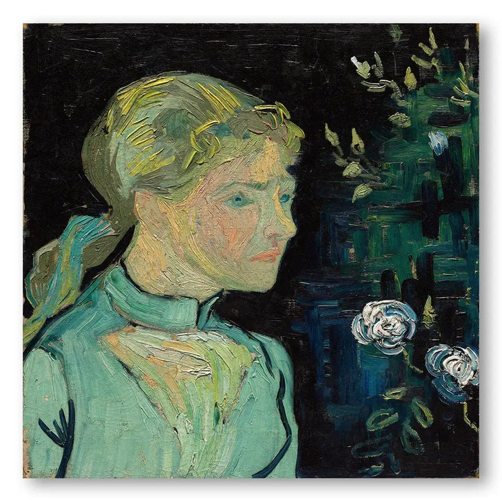 Contemplative Spring: Adeline's Gaze by Vincent Van Gogh Art Print