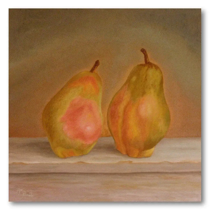 Rustic Harmony Pears Art Print