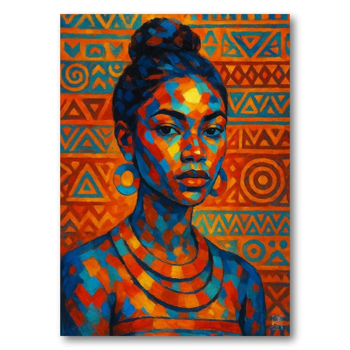 Afro Tribal Essence Art Print
