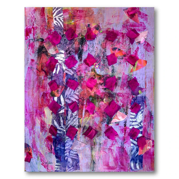 Among Roses Art Print