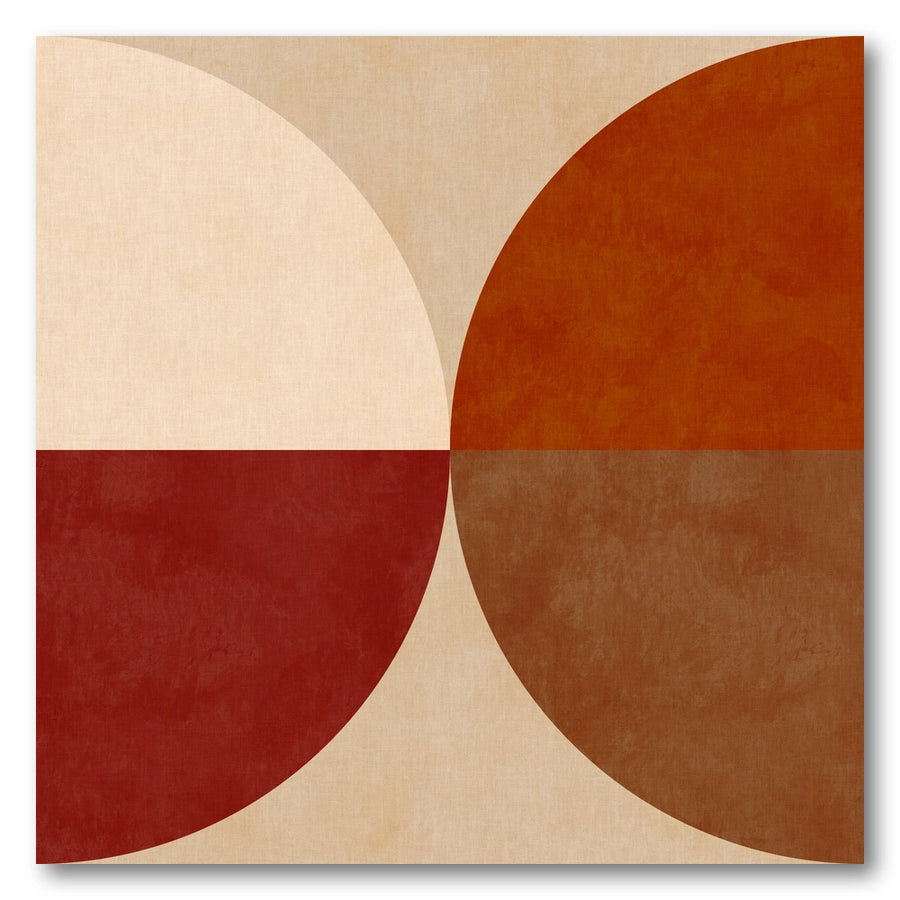 Autumn Mid Century Earthy 10 Art Print