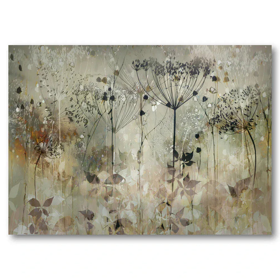 Autumn Meadow Silhouette Art Print
