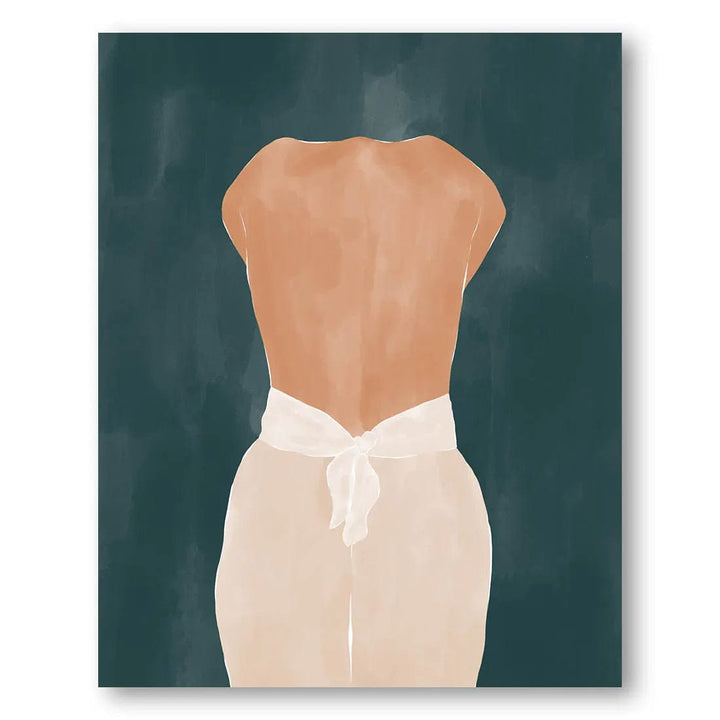 Elegant Back Pose Art Print