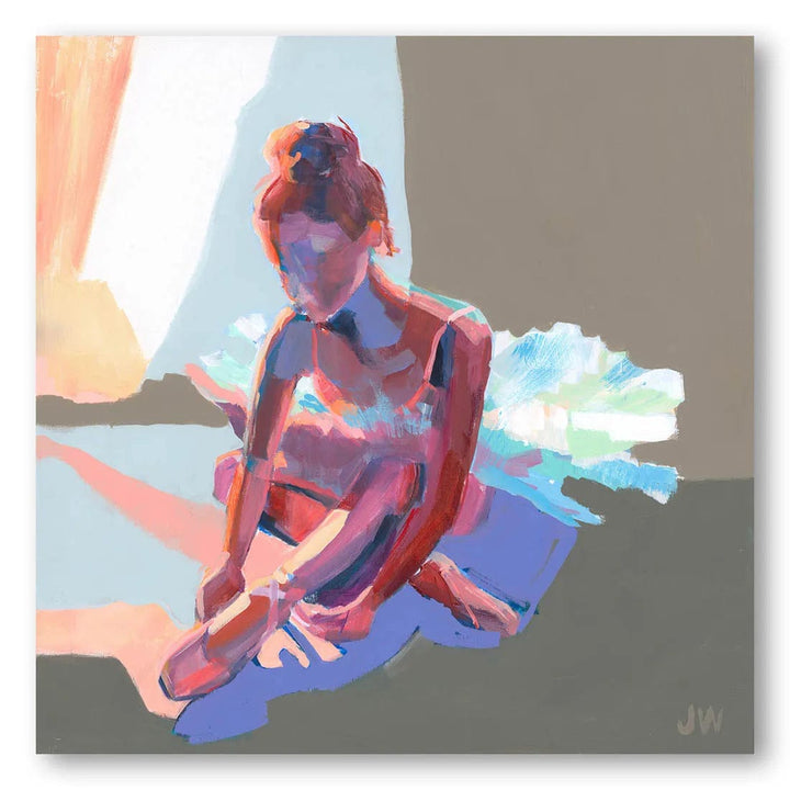 Ballerina Relaxing Gracefully Art Print