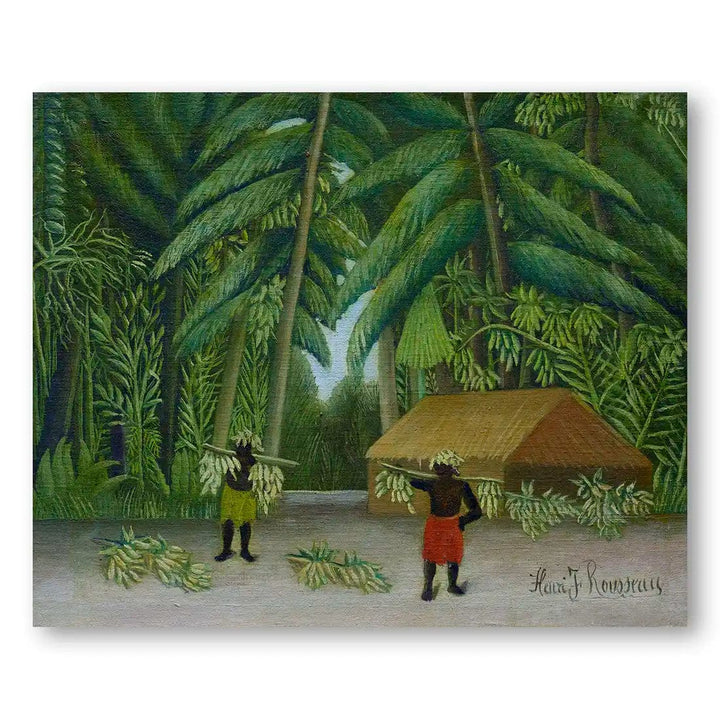 Banana Harvest by Henri Rousseau Vintage Art Print