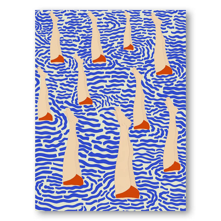 Bañistas -  Art Print